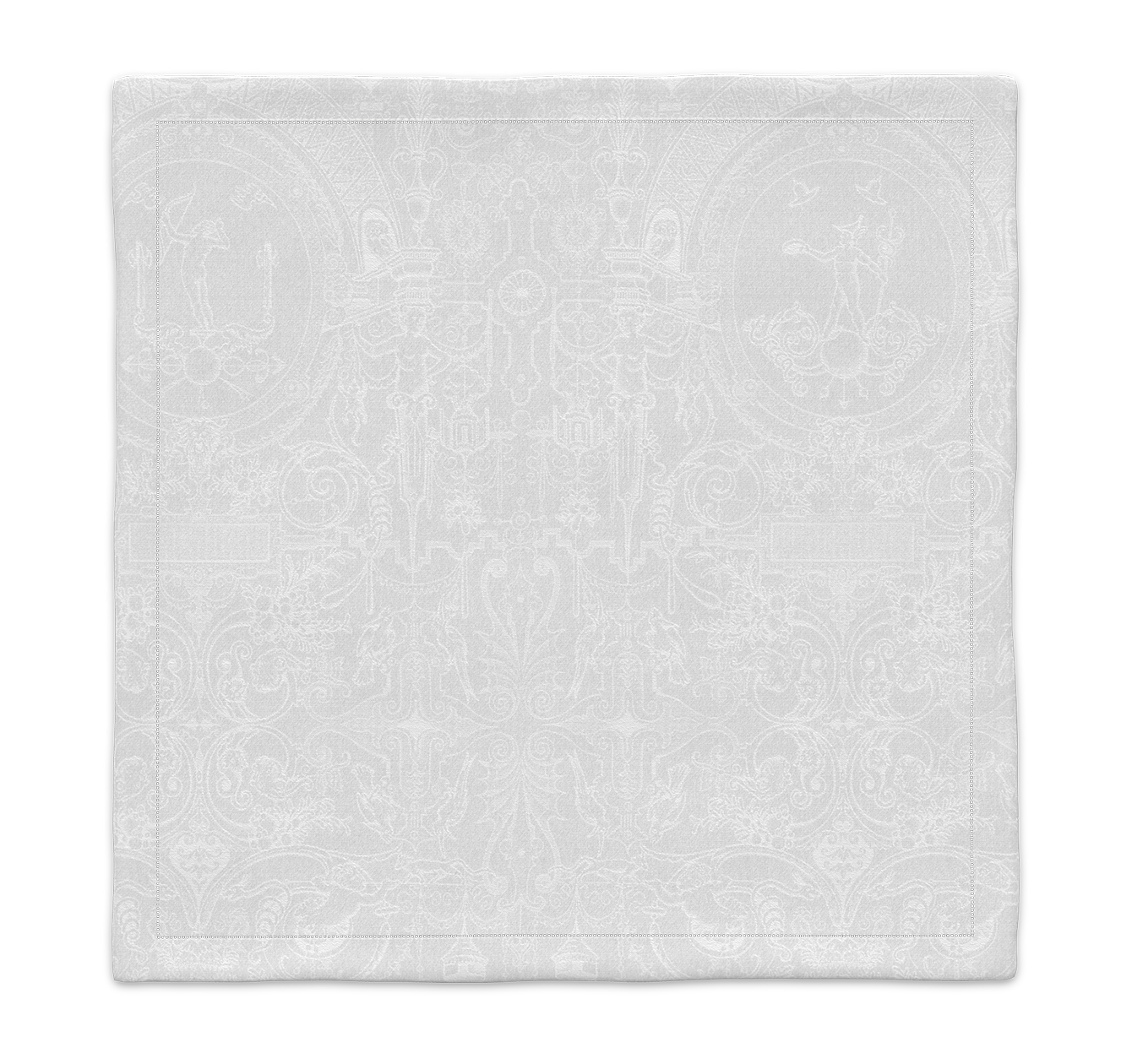 Serviette Cartouche aus Reinleinen von Leitner Leinen