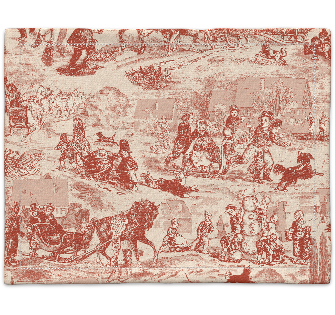 Tischset Toile-des-Alpes aus Halbleinen von Leitner Leinen