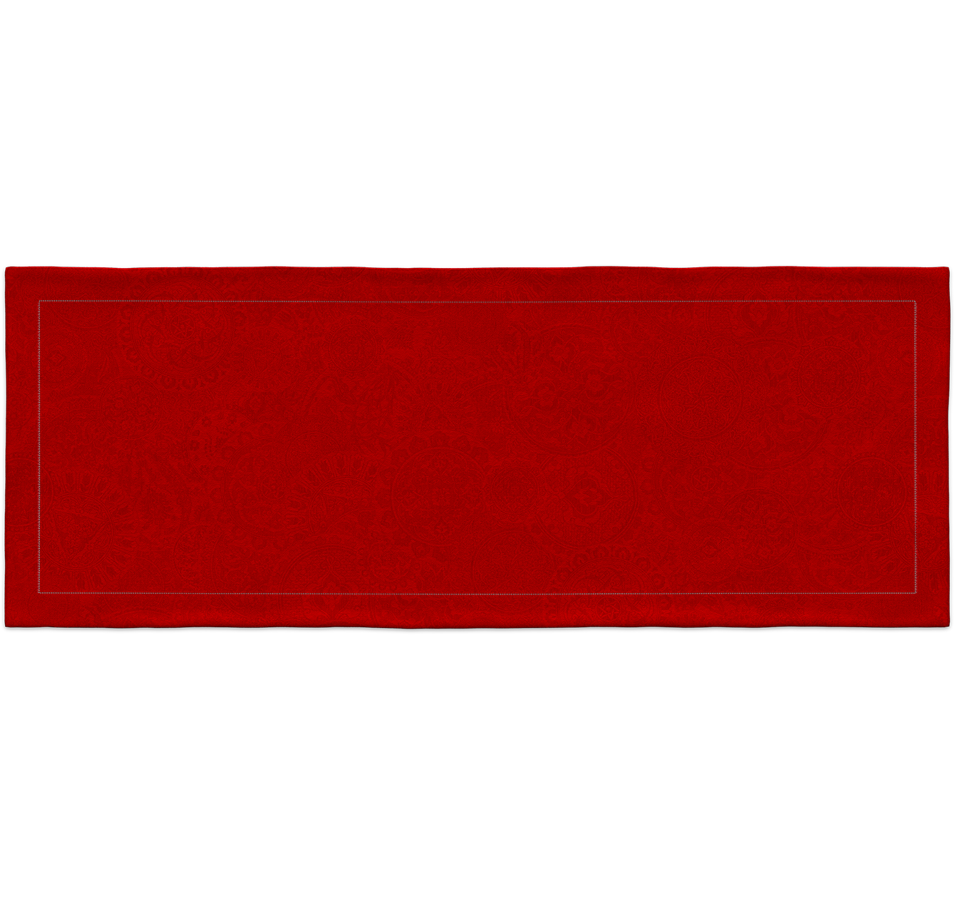 Tischläufer Intarsio aus Reinleinen von Leitner Leinen