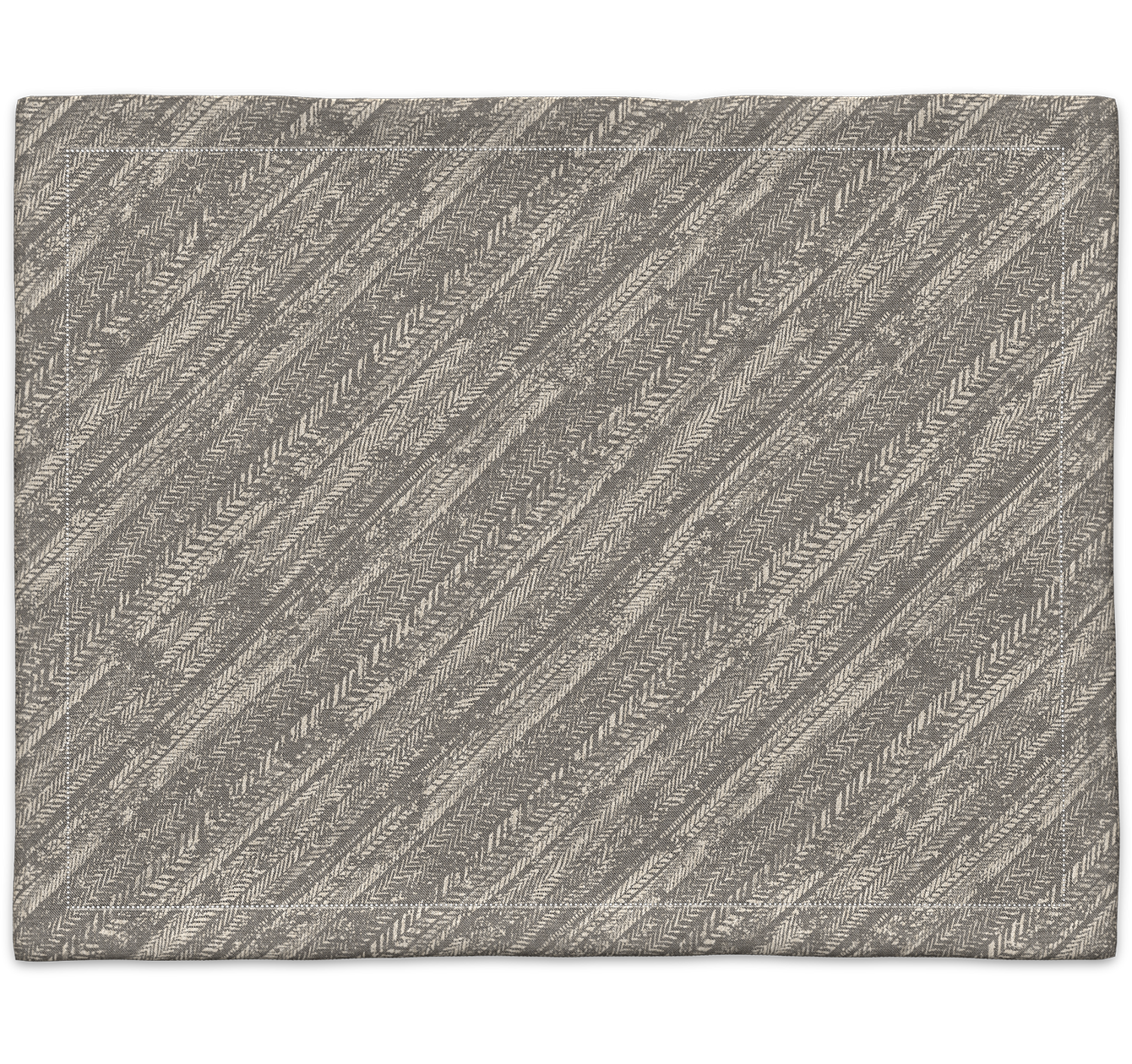 Tischset Fischgrät aus Reinleinen von Leitner Leinen