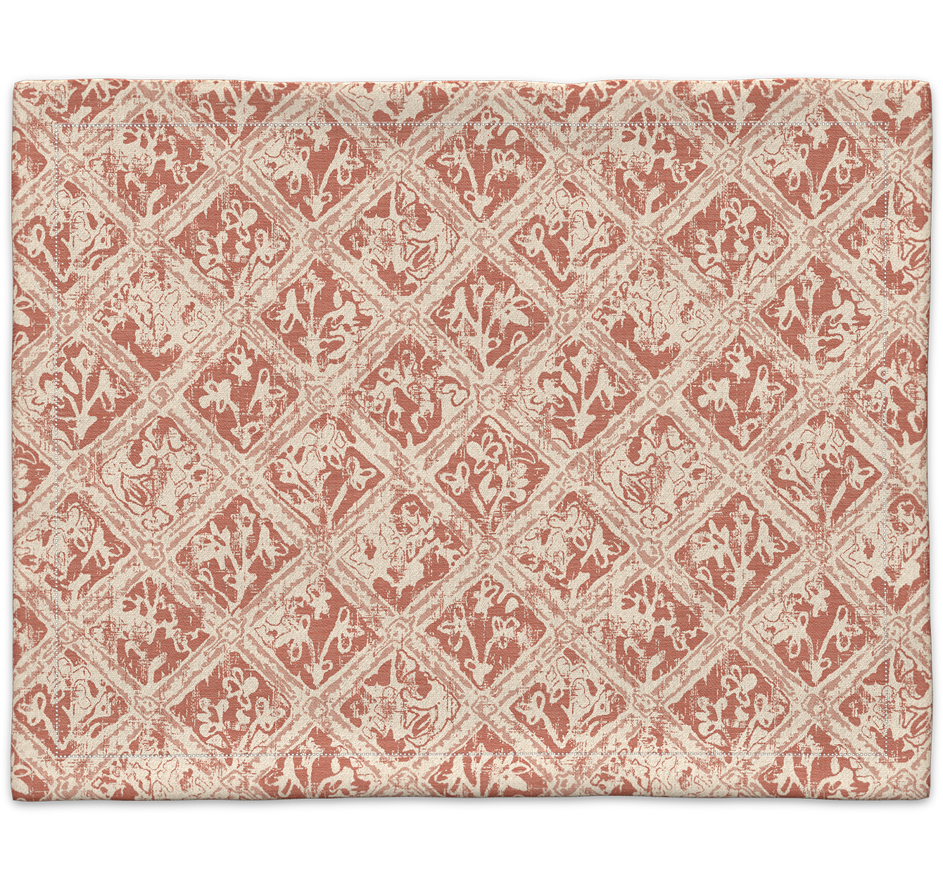 Tischset Aquarell aus Halbleinen von Leitner Leinen