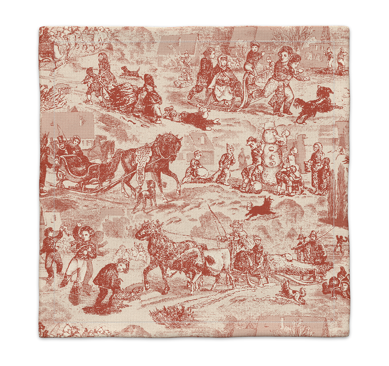 Serviette Toile-des-Alpes aus Halbleinen von Leitner Leinen