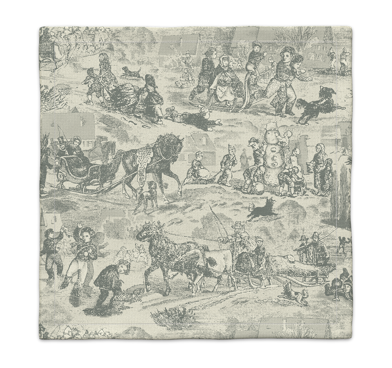Serviette Toile-des-Alpes aus Halbleinen von Leitner Leinen