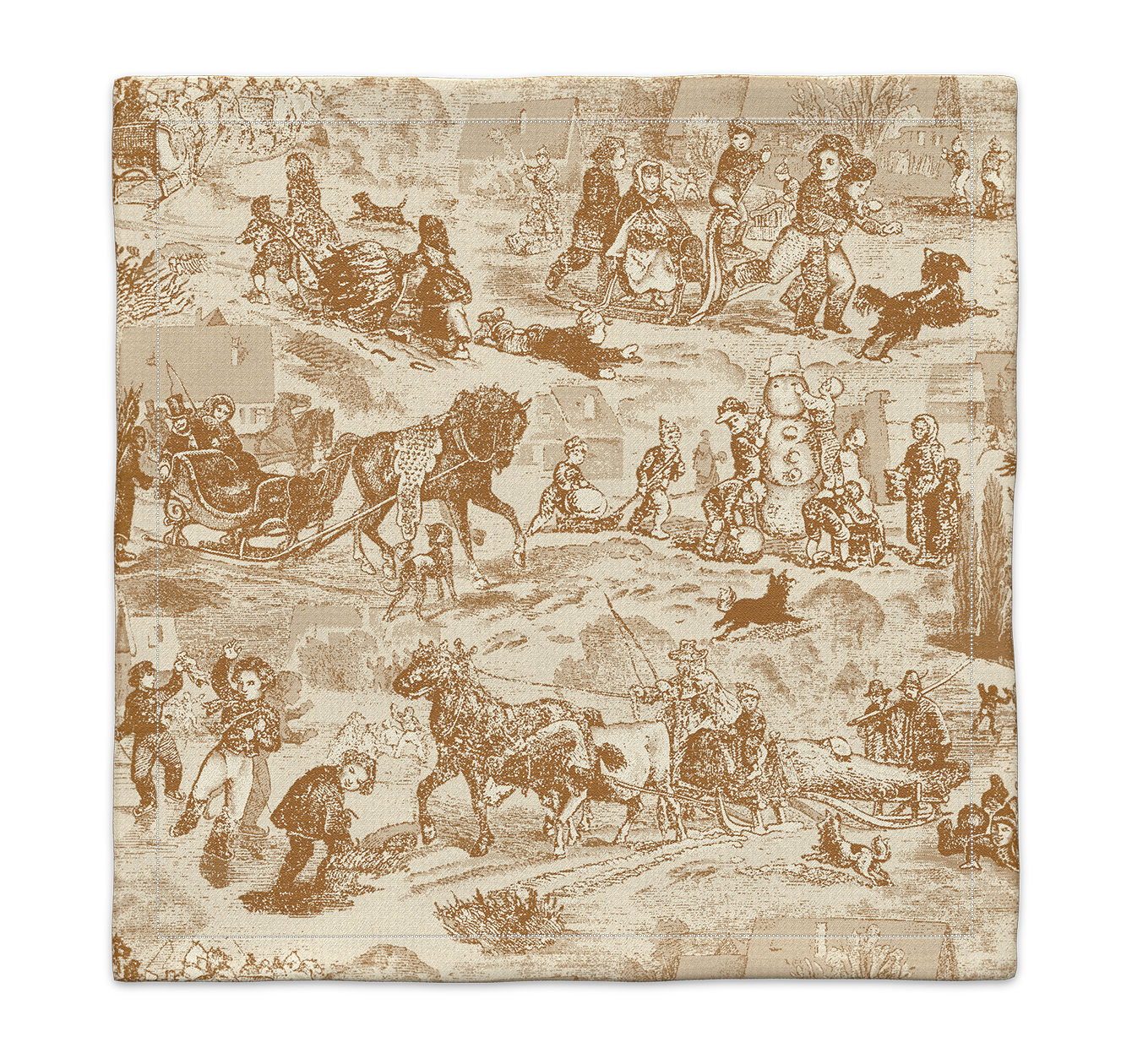 Serviette Toile-des-Alpes aus Halbleinen von Leitner Leinen