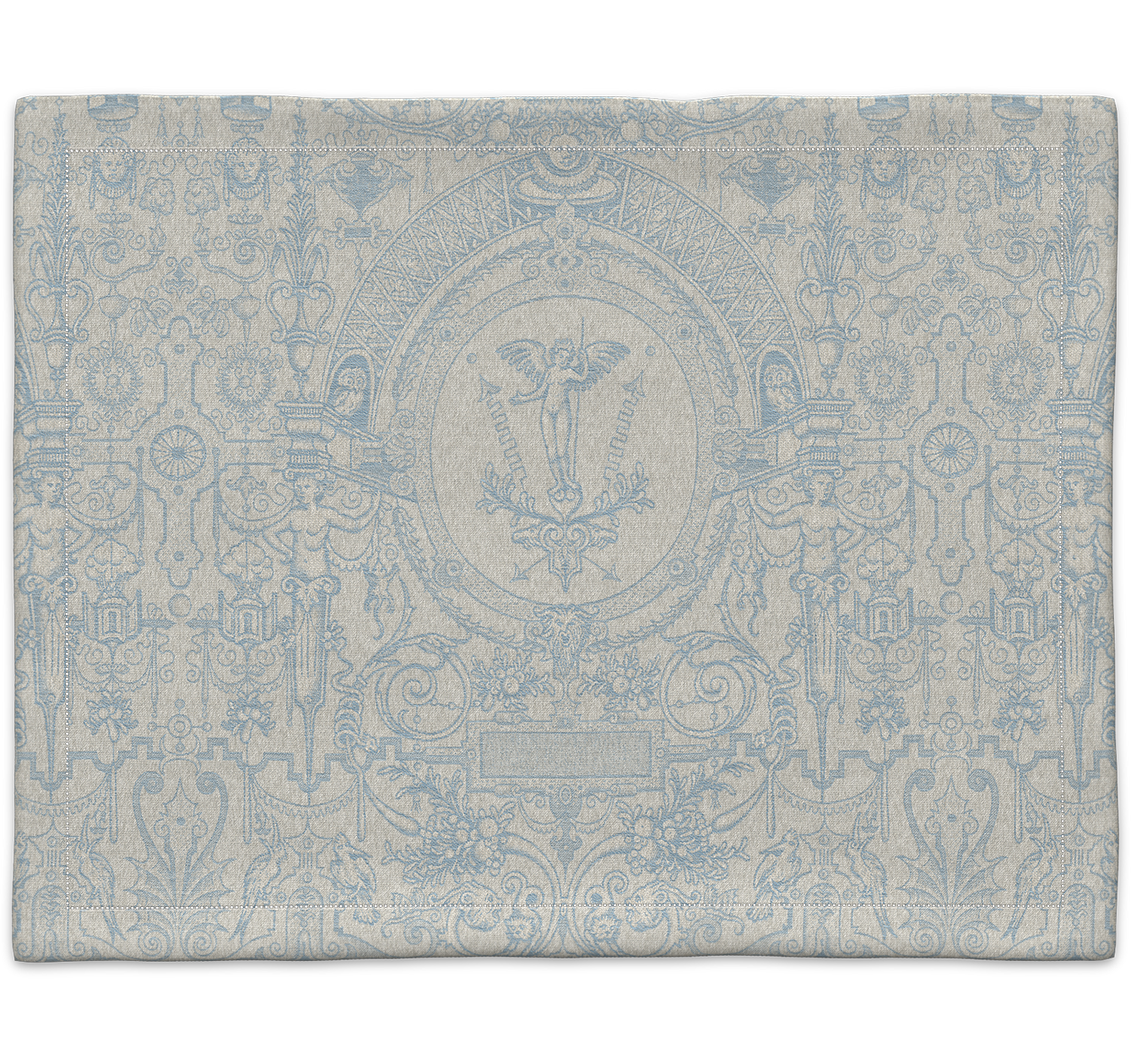Tischset Cartouche aus Reinleinen von Leitner Leinen