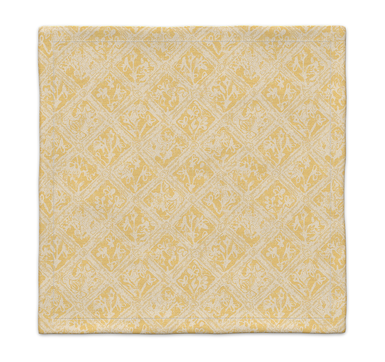 Serviette Aquarell aus Halbleinen von Leitner Leinen