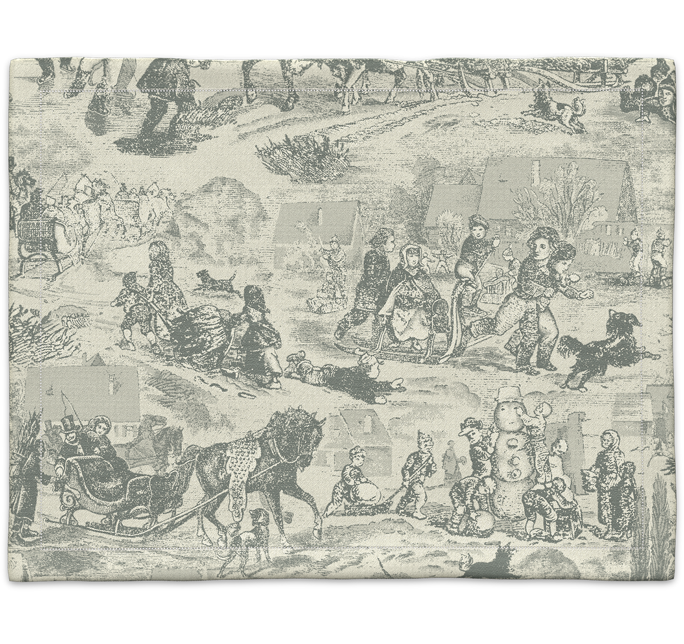 Tischset Toile-des-Alpes aus Halbleinen von Leitner Leinen