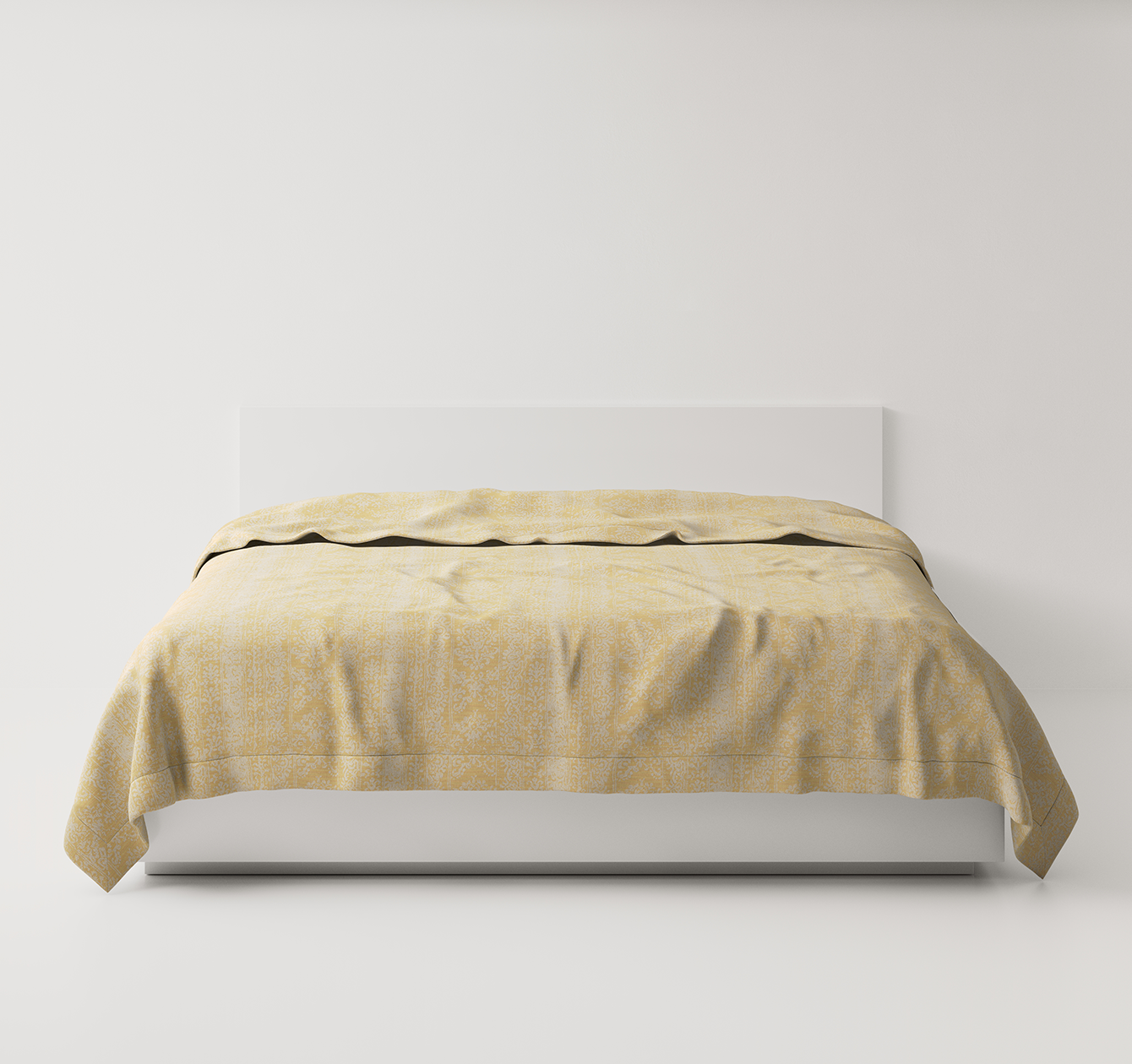 Bed throw Vintage made from linen & cotton Leitner Leinen