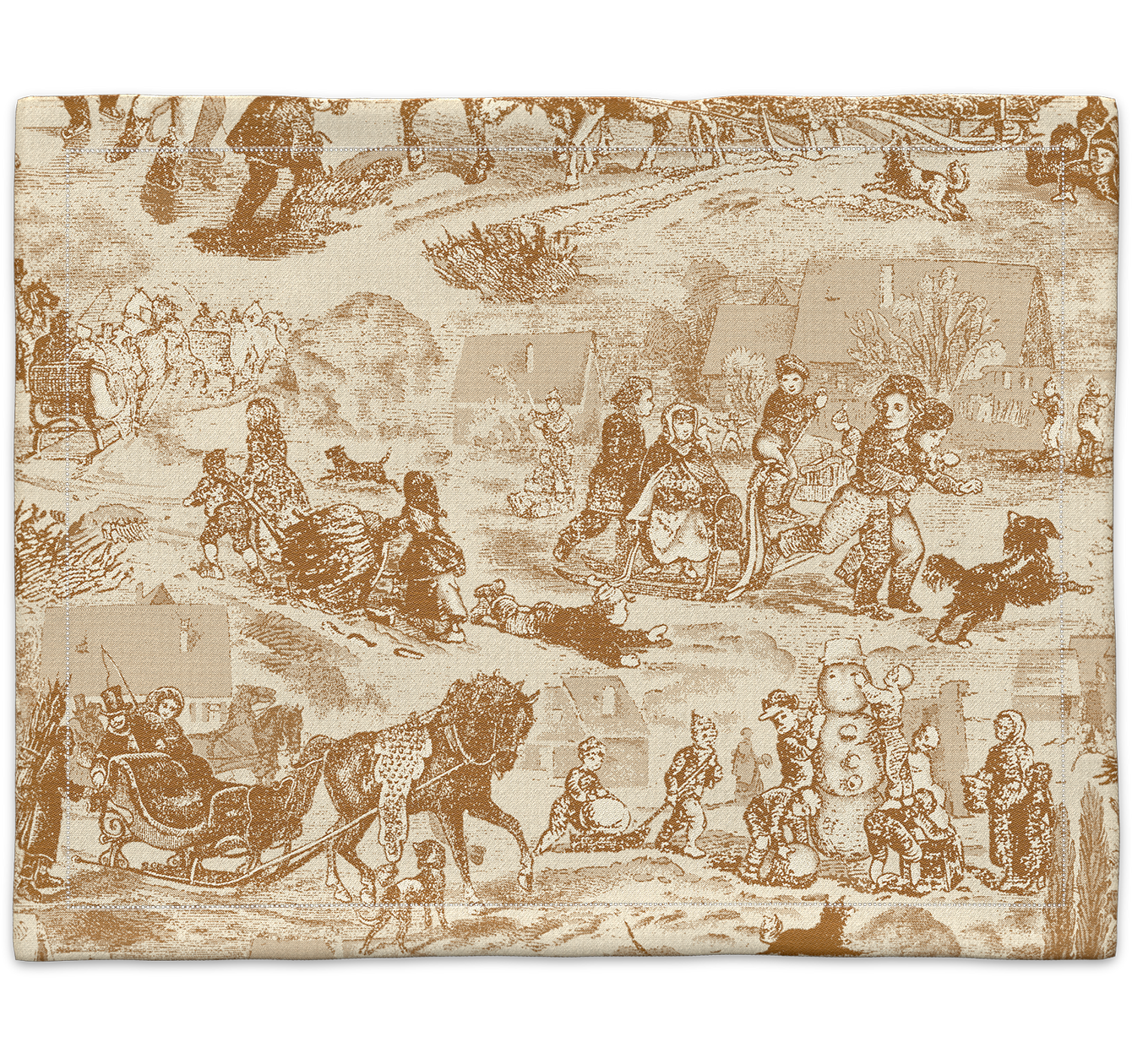 Tischset Toile-des-Alpes aus Halbleinen von Leitner Leinen