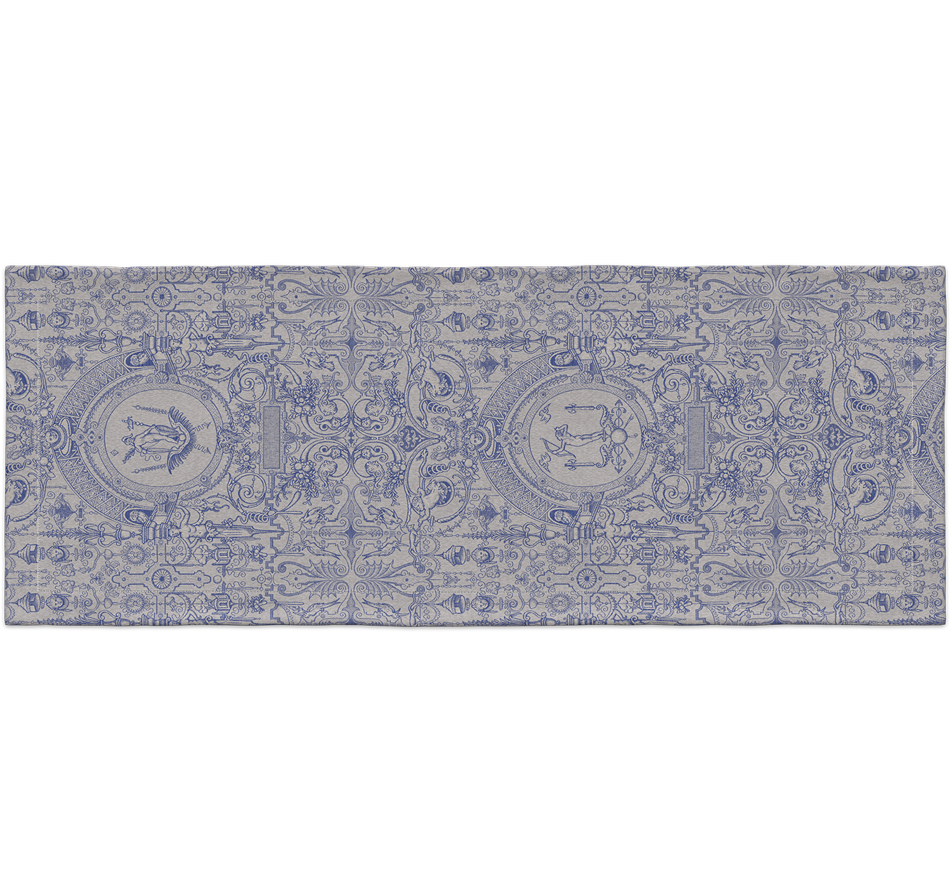 Tischläufer Cartouche aus Reinleinen von Leitner Leinen