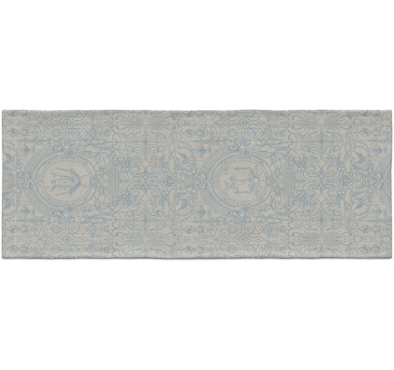 Tischläufer Cartouche aus Reinleinen von Leitner Leinen