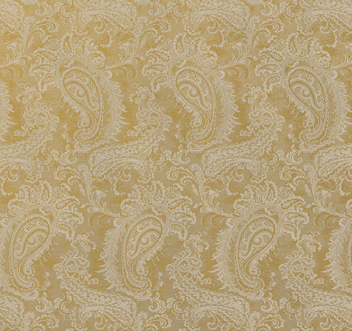 Meterware Paisley aus Reinleinen von Leitner Leinen
